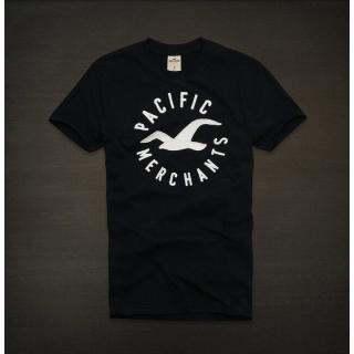 Tee shirt Hollister Noir Homme